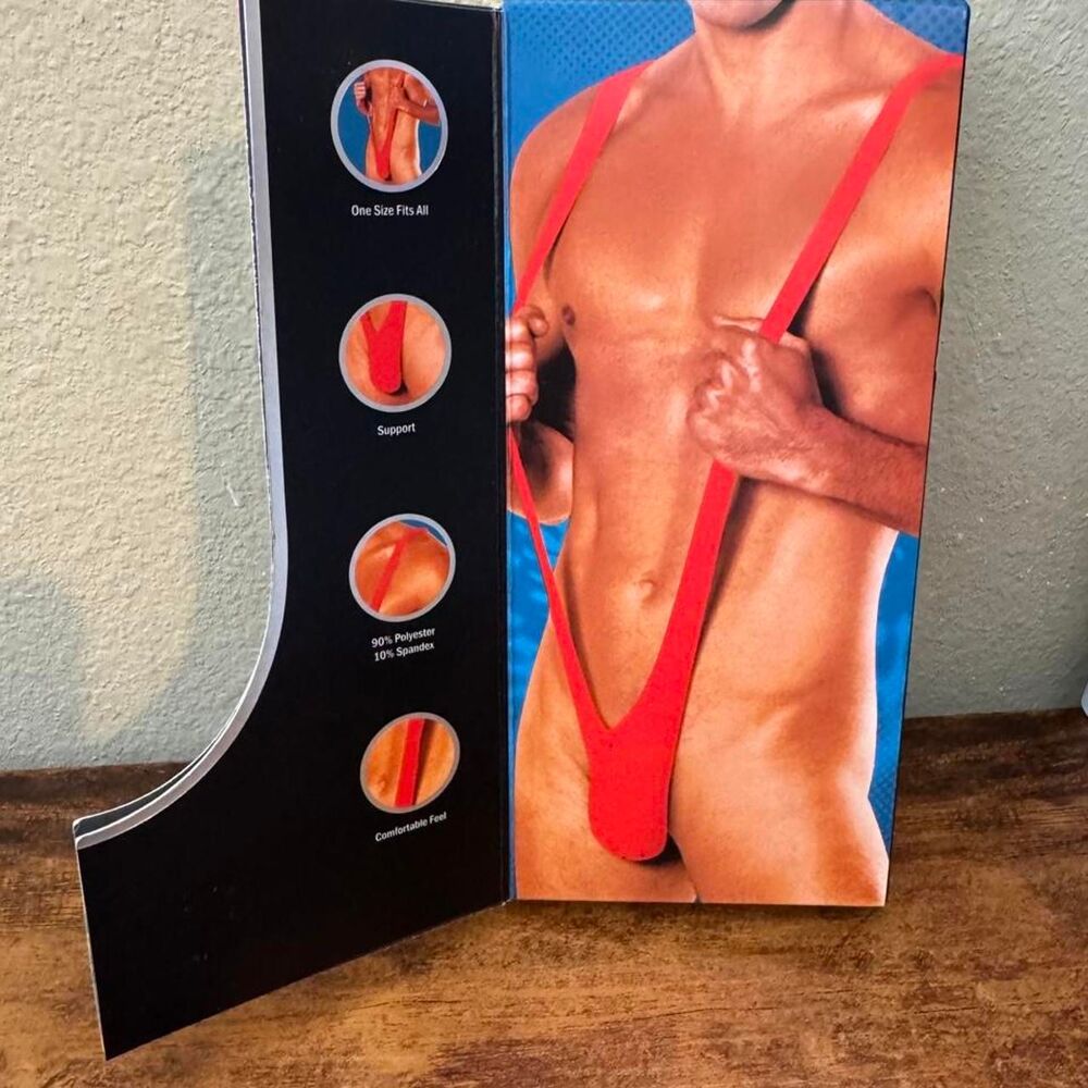 Spencer-s Men's Red and Black Swim